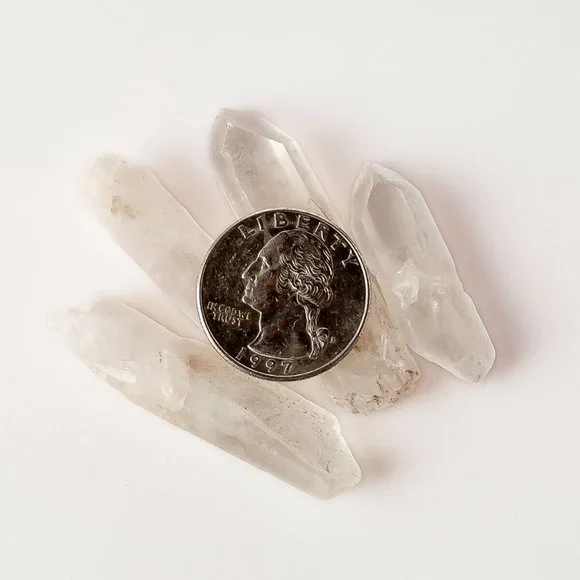 1/2 lb Medium Raw Quartz Crystal Points Natural Gemstone Mineral Rough Specimens - Picture 1 of 6